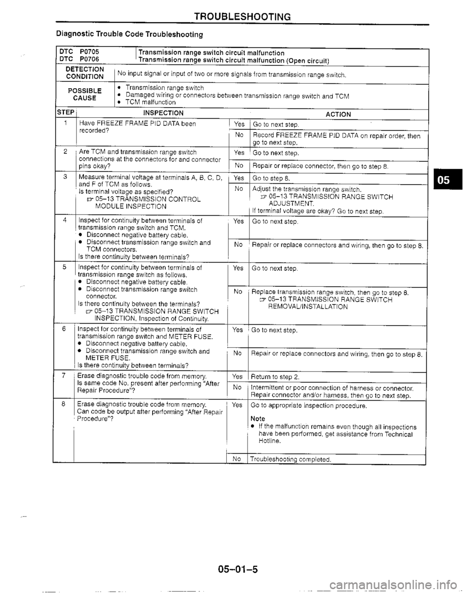MAZDA MIATA 1999 Workshop Manual MAZDA MIATA 1999 Workshop Manual