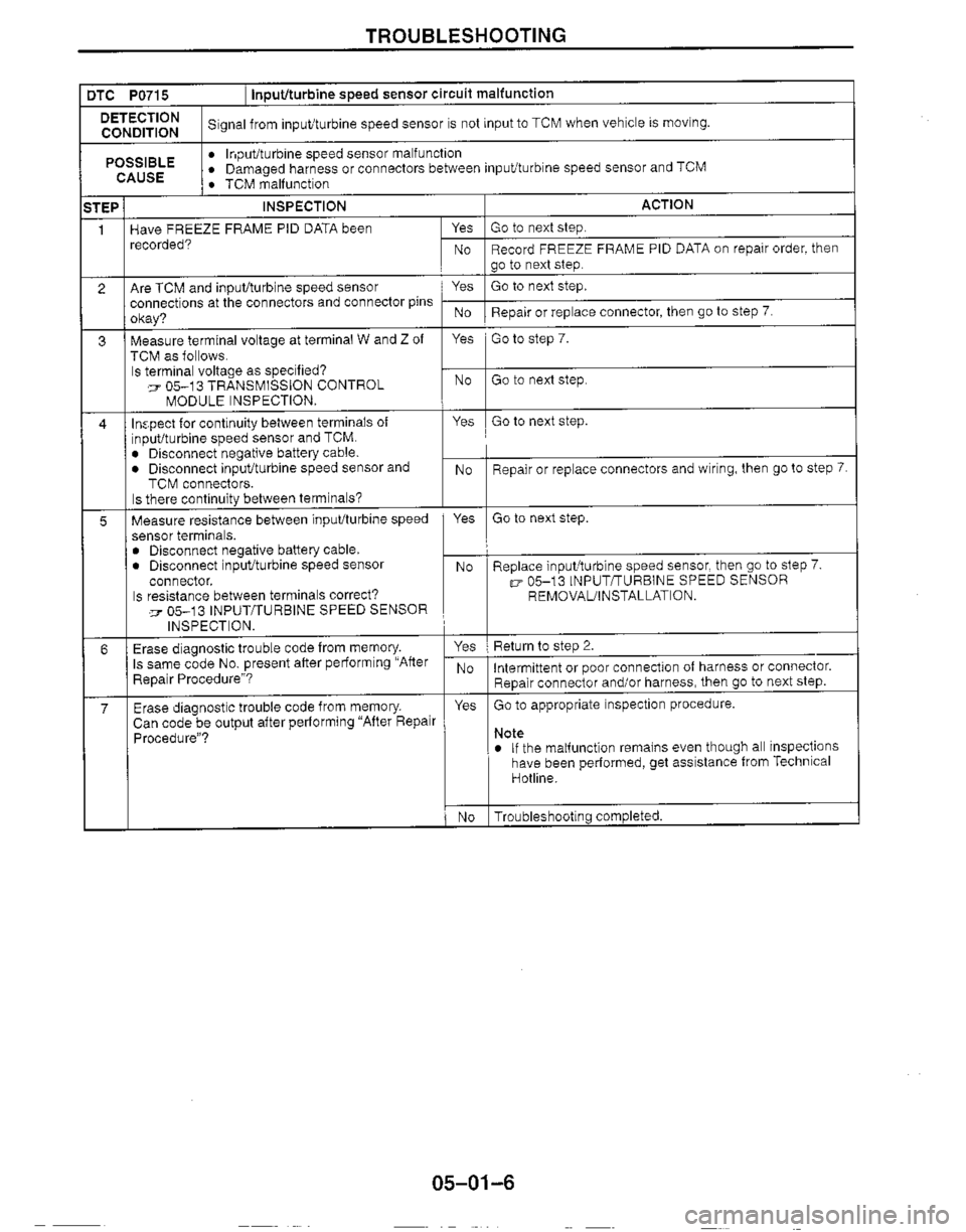 MAZDA MIATA 1999 Workshop Manual MAZDA MIATA 1999 Workshop Manual
