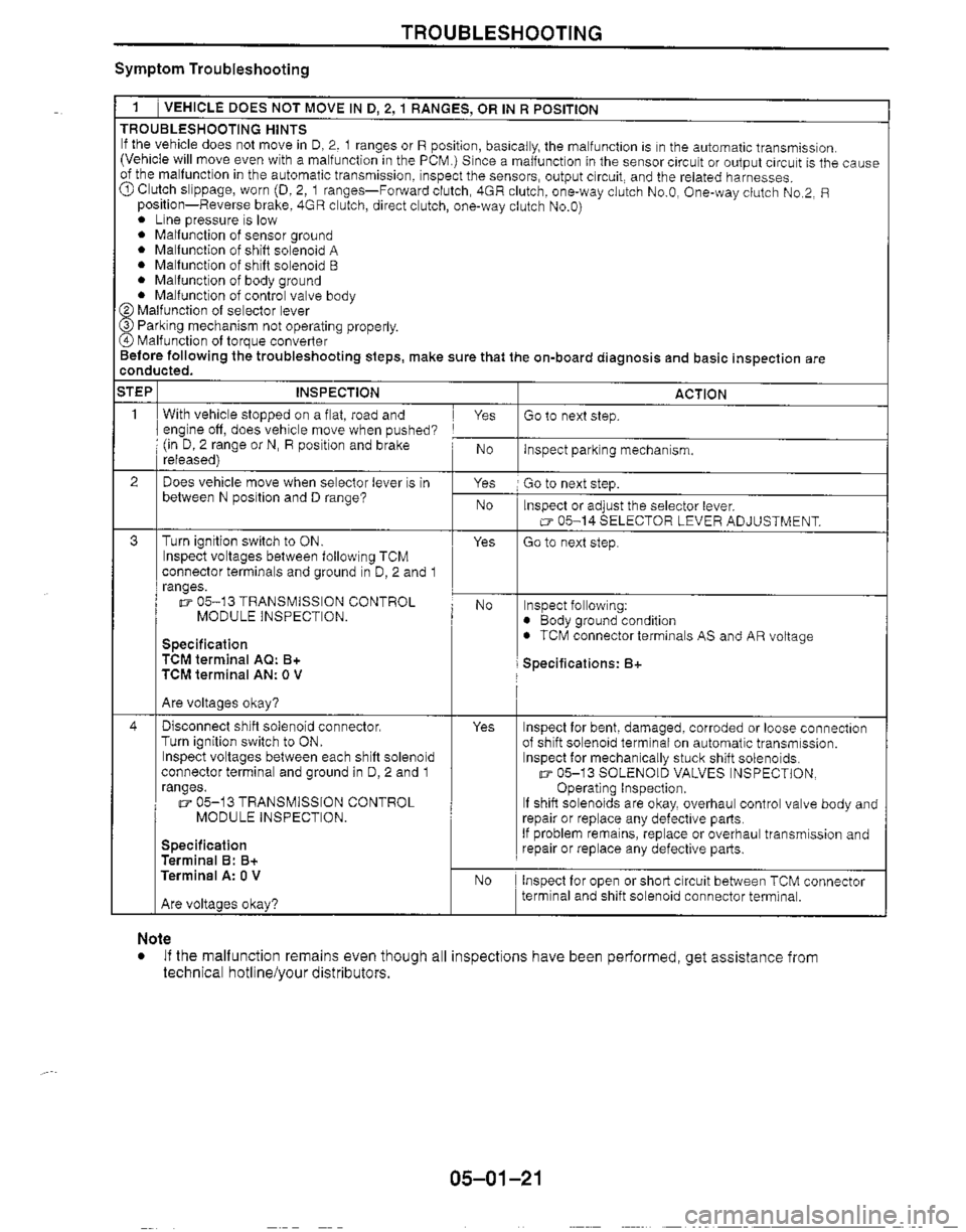MAZDA MIATA 1999 Workshop Manual MAZDA MIATA 1999 Workshop Manual