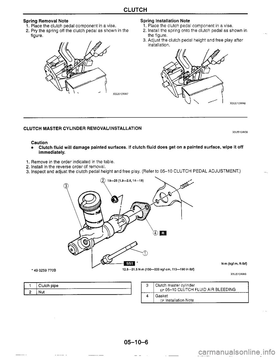 MAZDA MIATA 1999 Workshop Manual MAZDA MIATA 1999 Workshop Manual