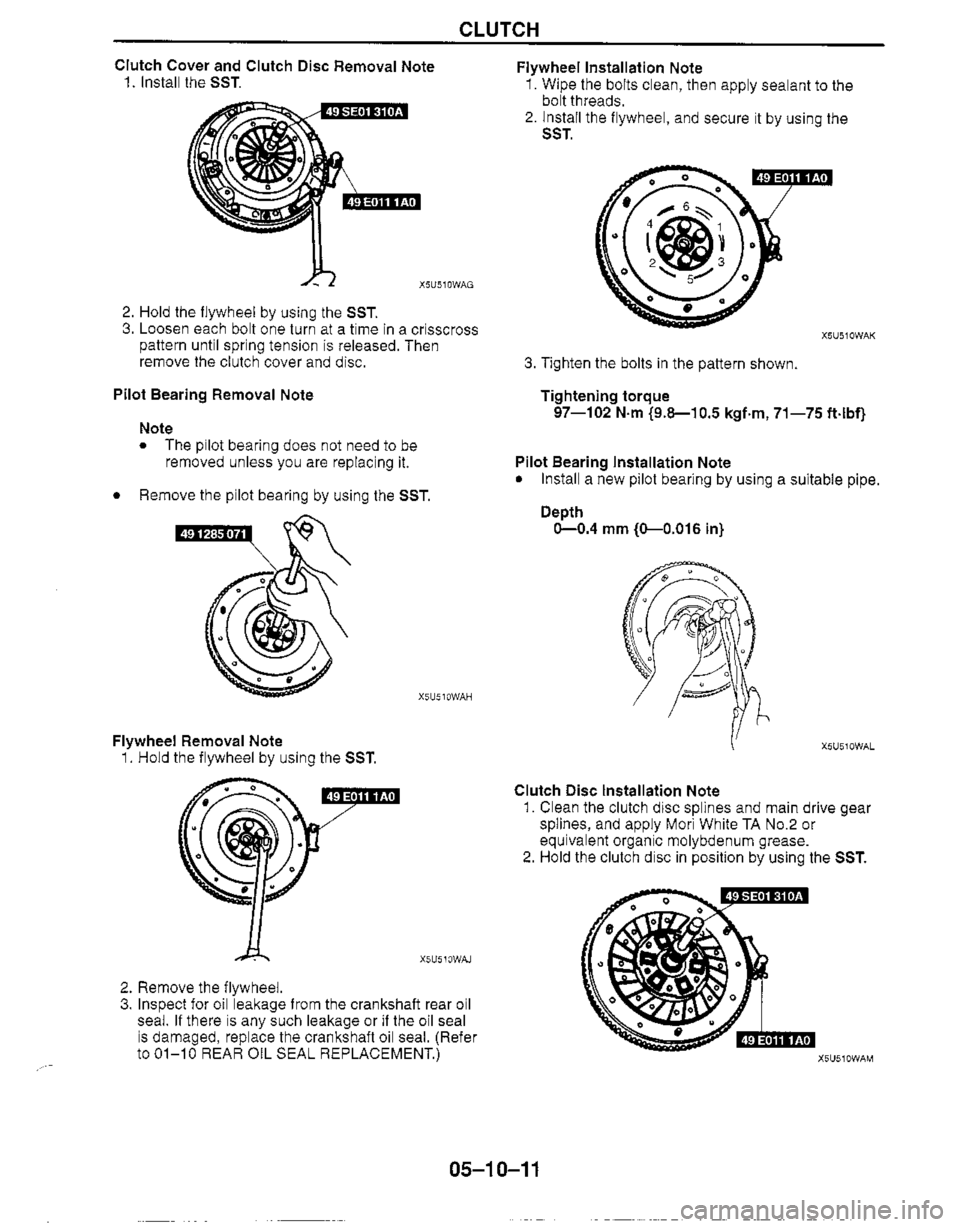 MAZDA MIATA 1999 Workshop Manual MAZDA MIATA 1999 Workshop Manual
