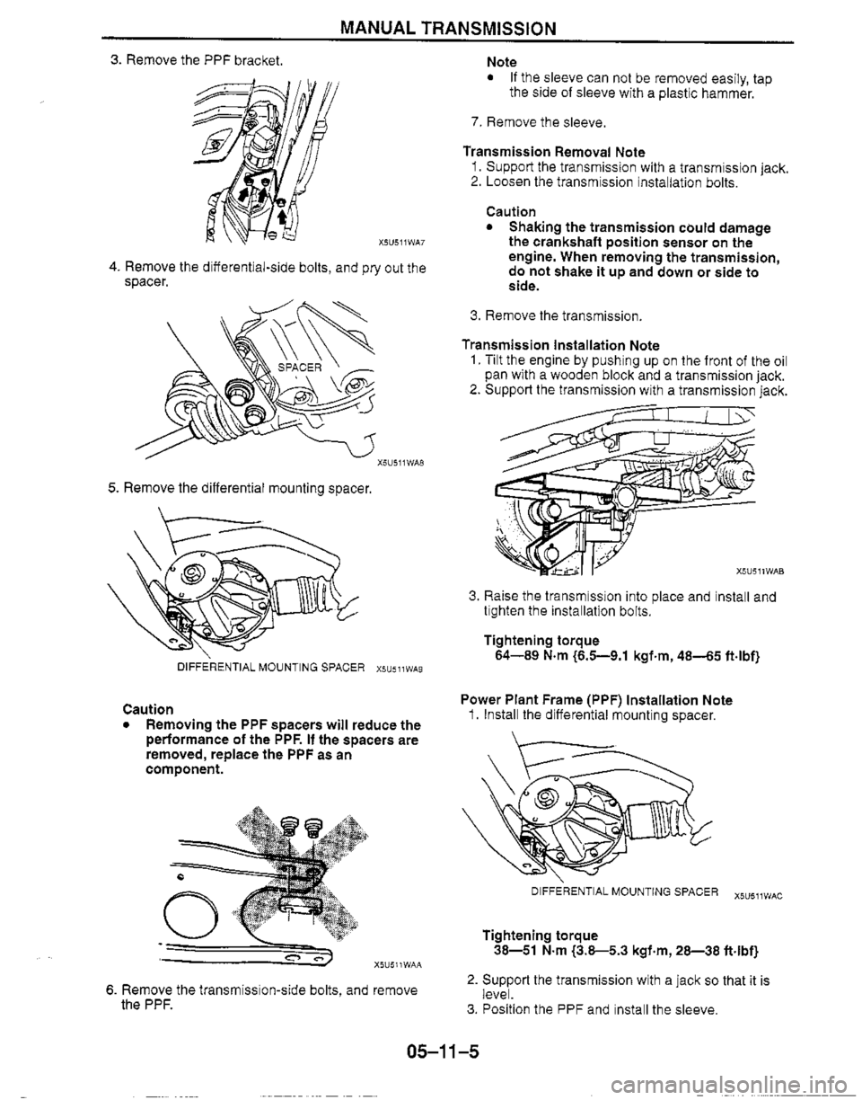 MAZDA MIATA 1999 Workshop Manual MAZDA MIATA 1999 Workshop Manual