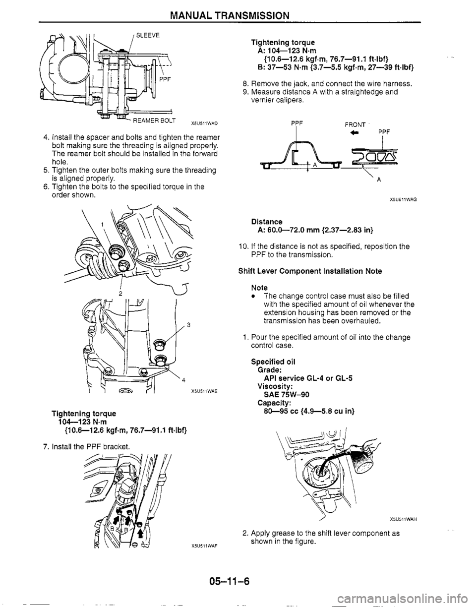 MAZDA MIATA 1999 Workshop Manual MAZDA MIATA 1999 Workshop Manual