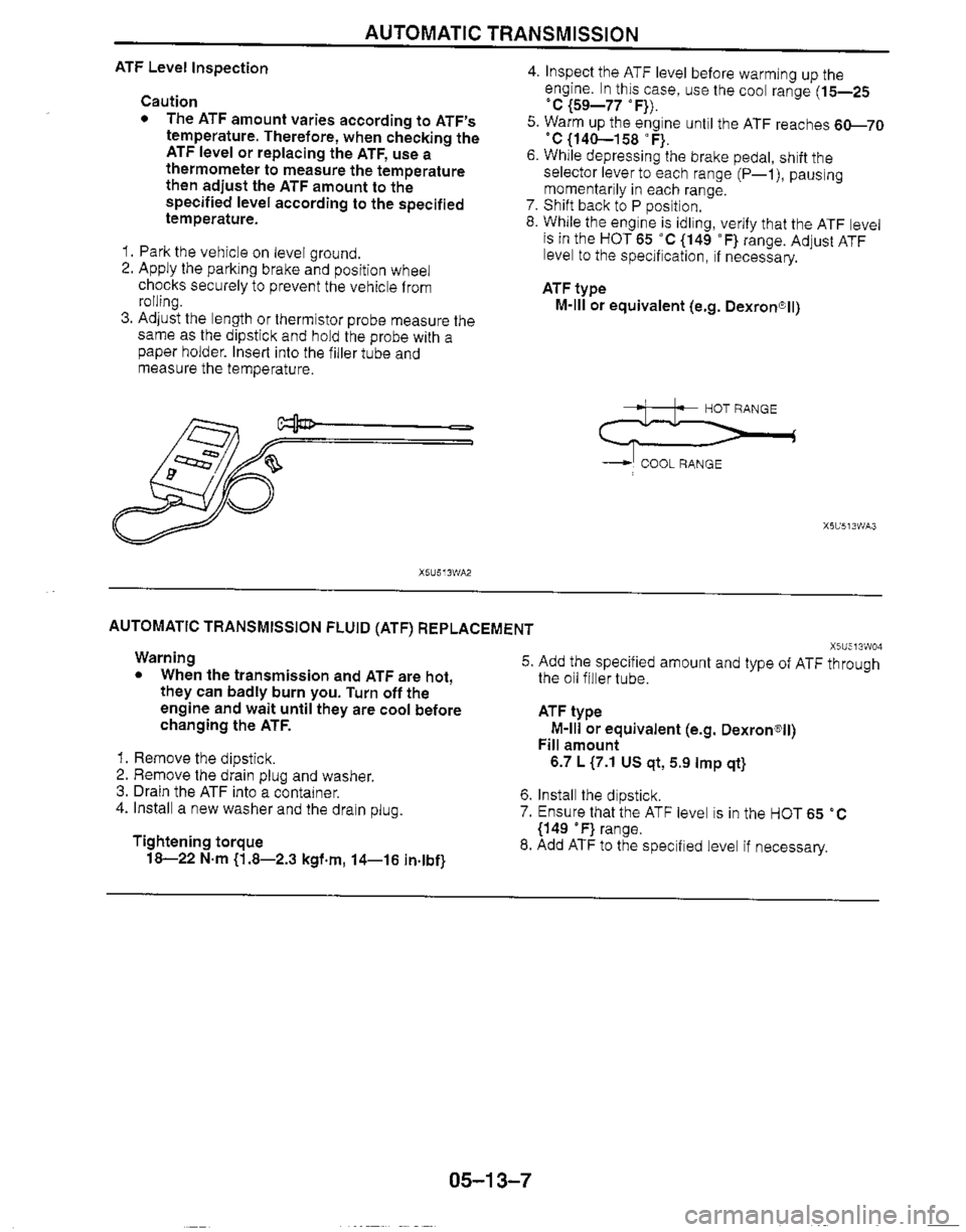 MAZDA MIATA 1999 Workshop Manual MAZDA MIATA 1999 Workshop Manual
