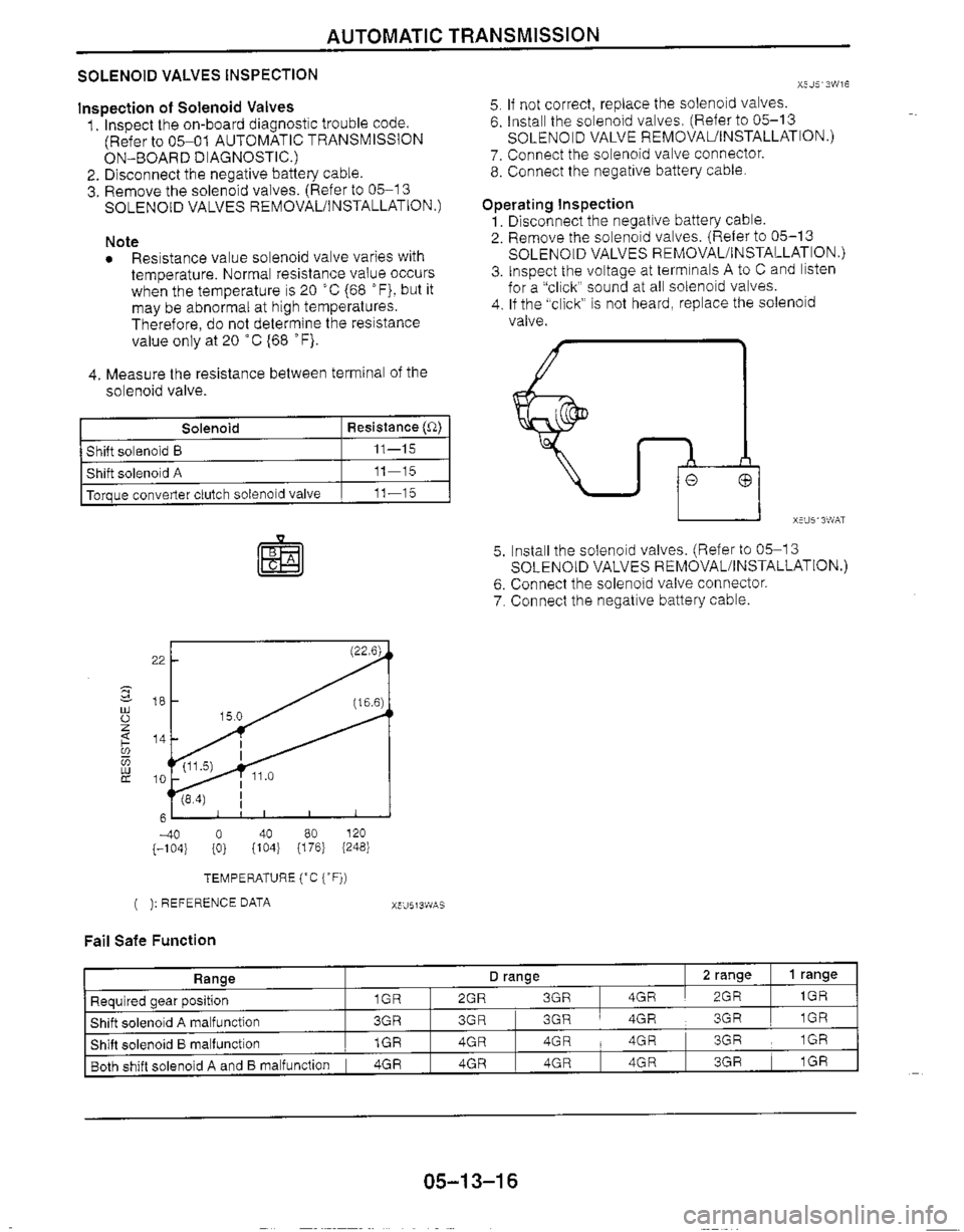 MAZDA MIATA 1999 Workshop Manual MAZDA MIATA 1999 Workshop Manual
