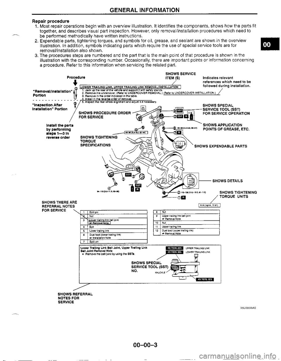 MAZDA MIATA 1999  Workshop Manual 