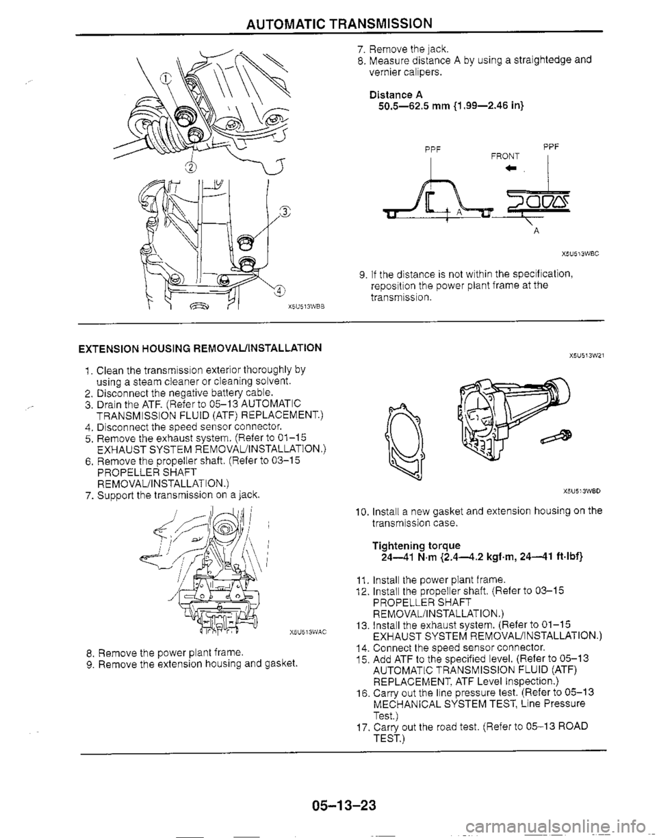 MAZDA MIATA 1999 Workshop Manual MAZDA MIATA 1999 Workshop Manual