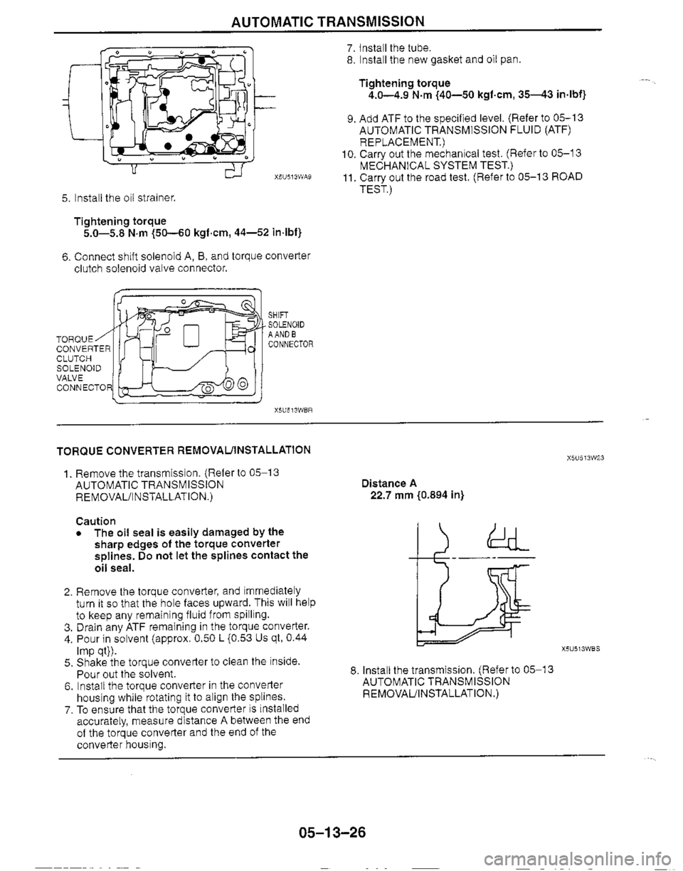 MAZDA MIATA 1999 Workshop Manual MAZDA MIATA 1999 Workshop Manual