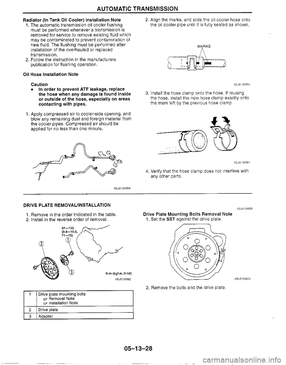 MAZDA MIATA 1999 Workshop Manual MAZDA MIATA 1999 Workshop Manual