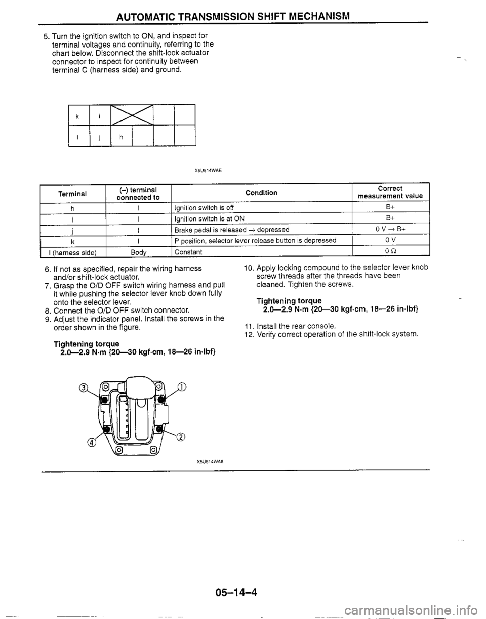 MAZDA MIATA 1999 Workshop Manual MAZDA MIATA 1999 Workshop Manual