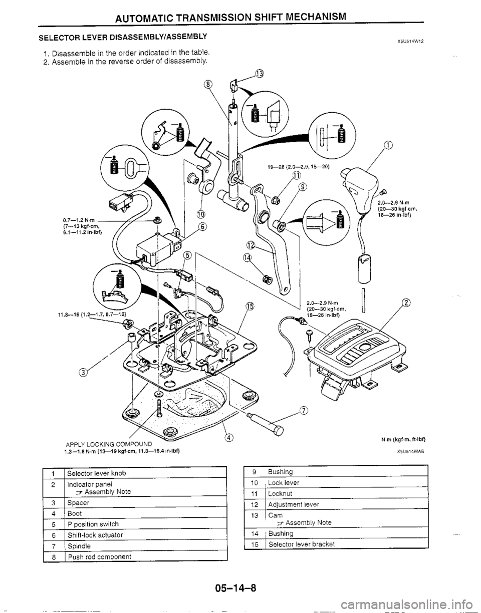 MAZDA MIATA 1999 Workshop Manual MAZDA MIATA 1999 Workshop Manual