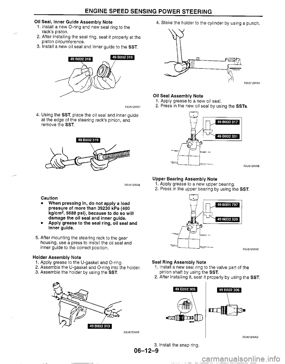 MAZDA MIATA 1999 Workshop Manual MAZDA MIATA 1999 Workshop Manual