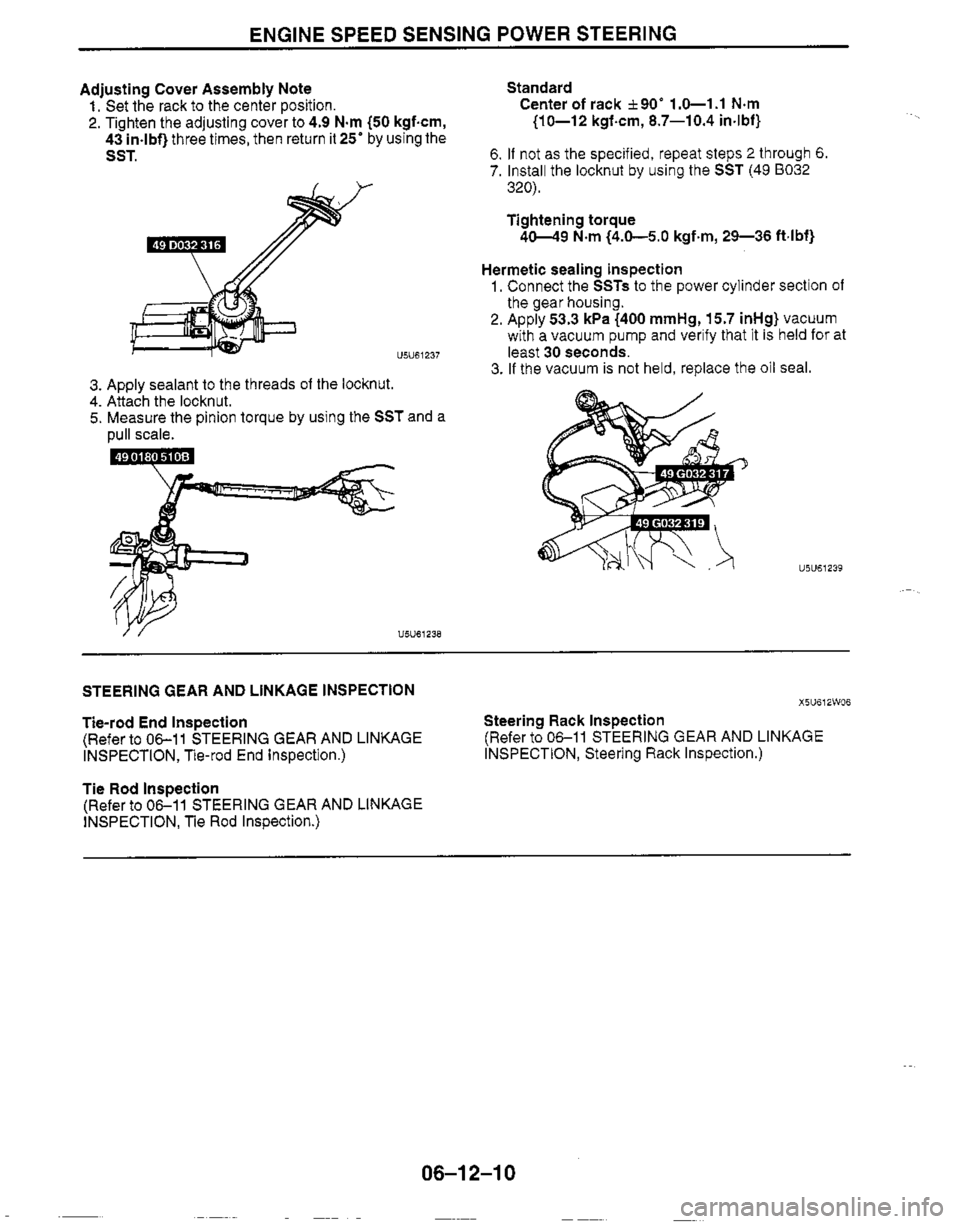 MAZDA MIATA 1999 Workshop Manual MAZDA MIATA 1999 Workshop Manual