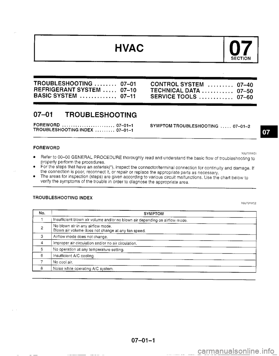 MAZDA MIATA 1999 Workshop Manual MAZDA MIATA 1999 Workshop Manual