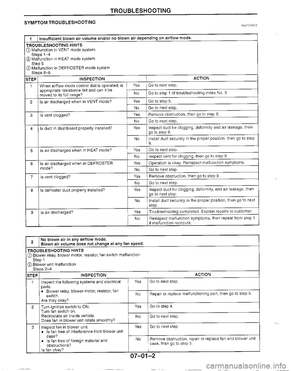MAZDA MIATA 1999 Workshop Manual MAZDA MIATA 1999 Workshop Manual