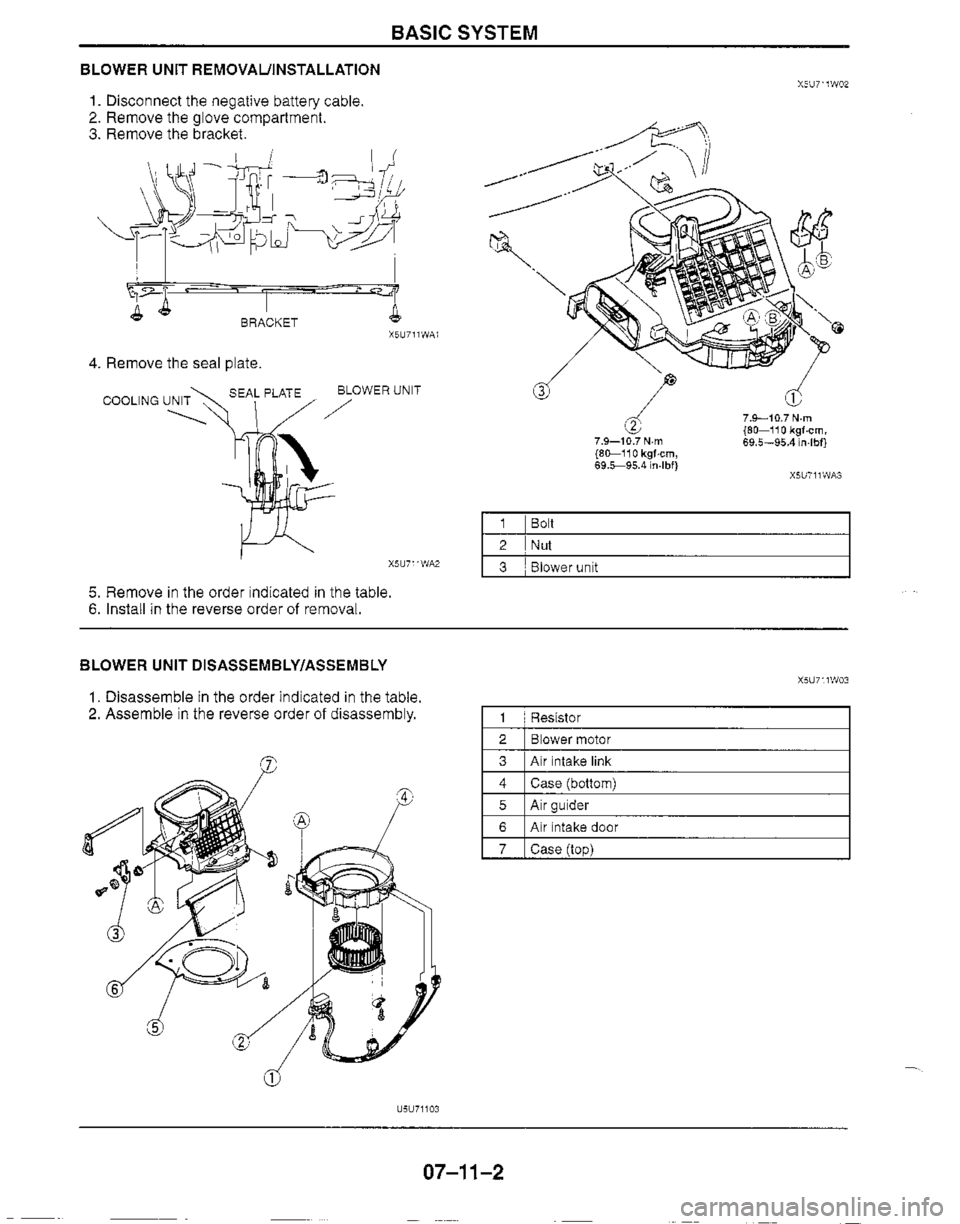 MAZDA MIATA 1999 Workshop Manual MAZDA MIATA 1999 Workshop Manual