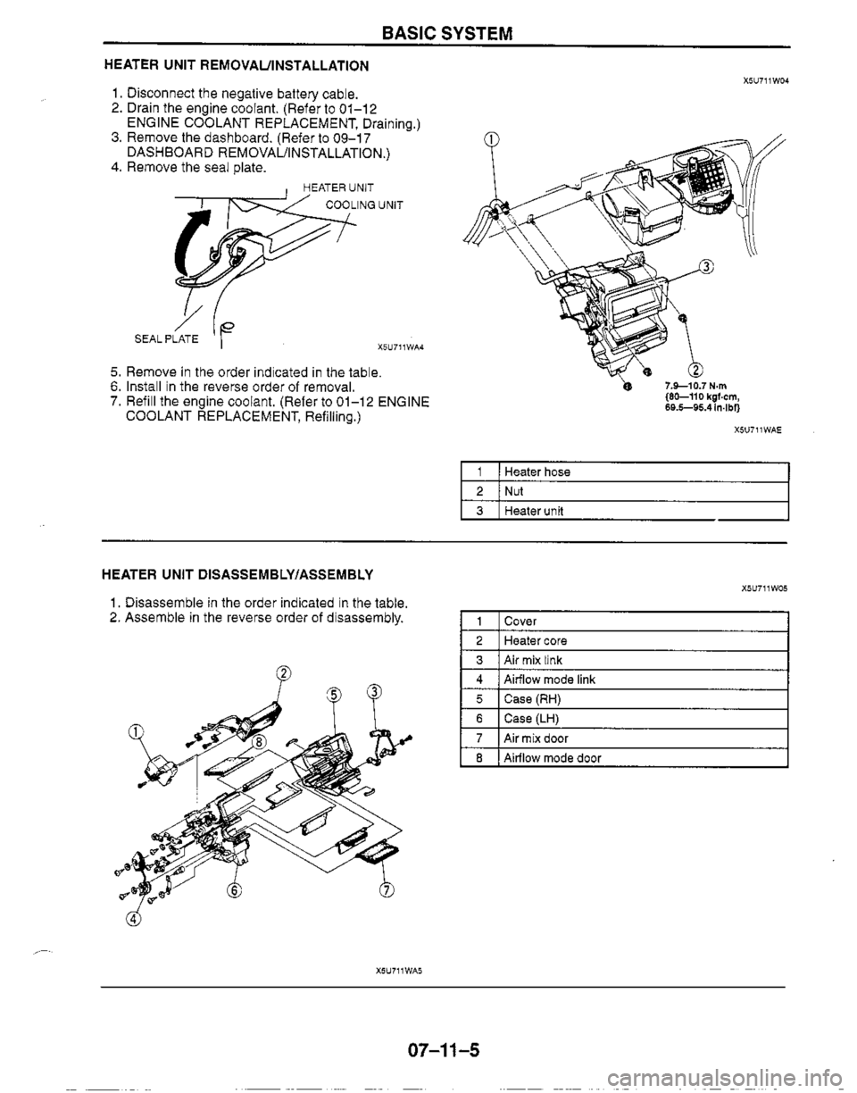 MAZDA MIATA 1999 Workshop Manual MAZDA MIATA 1999 Workshop Manual