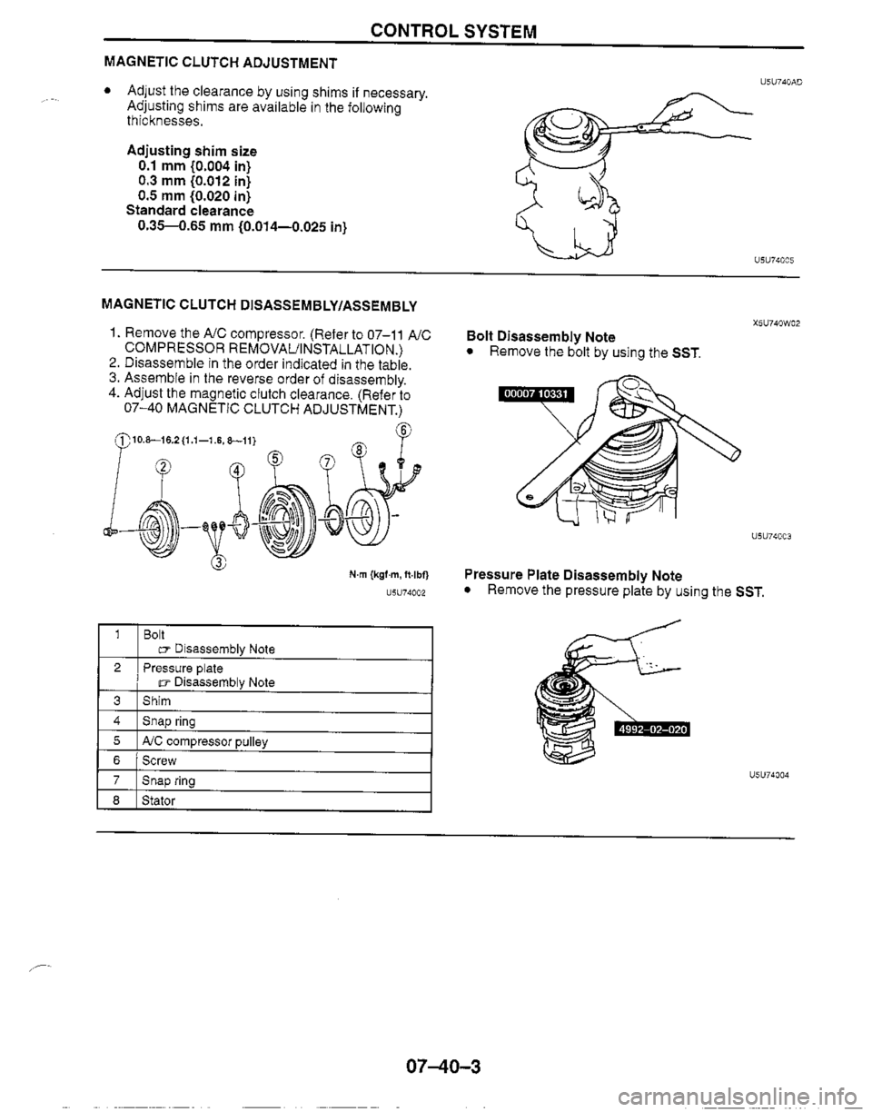 MAZDA MIATA 1999 Workshop Manual MAZDA MIATA 1999 Workshop Manual