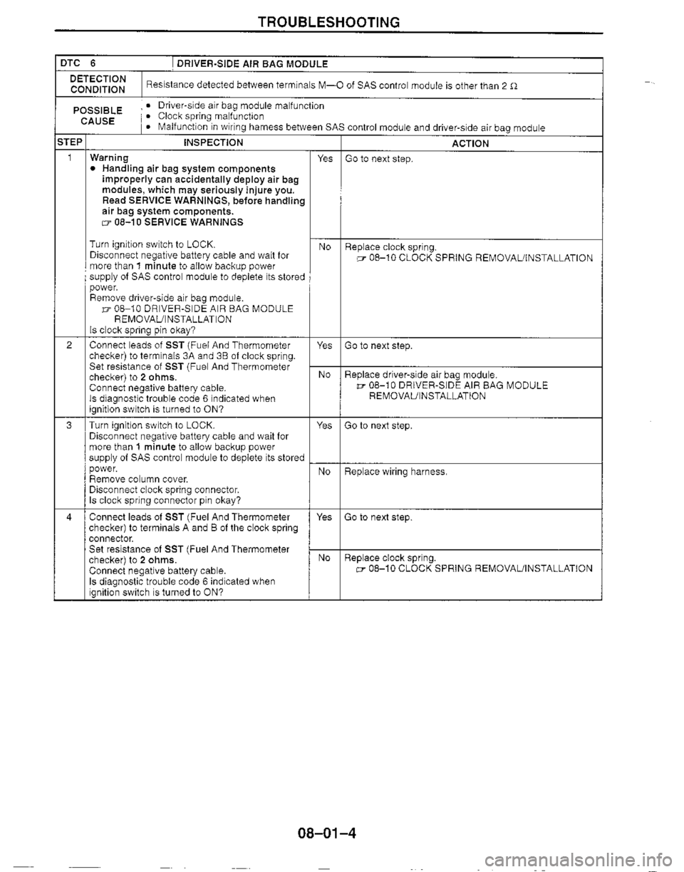 MAZDA MIATA 1999 Workshop Manual MAZDA MIATA 1999 Workshop Manual