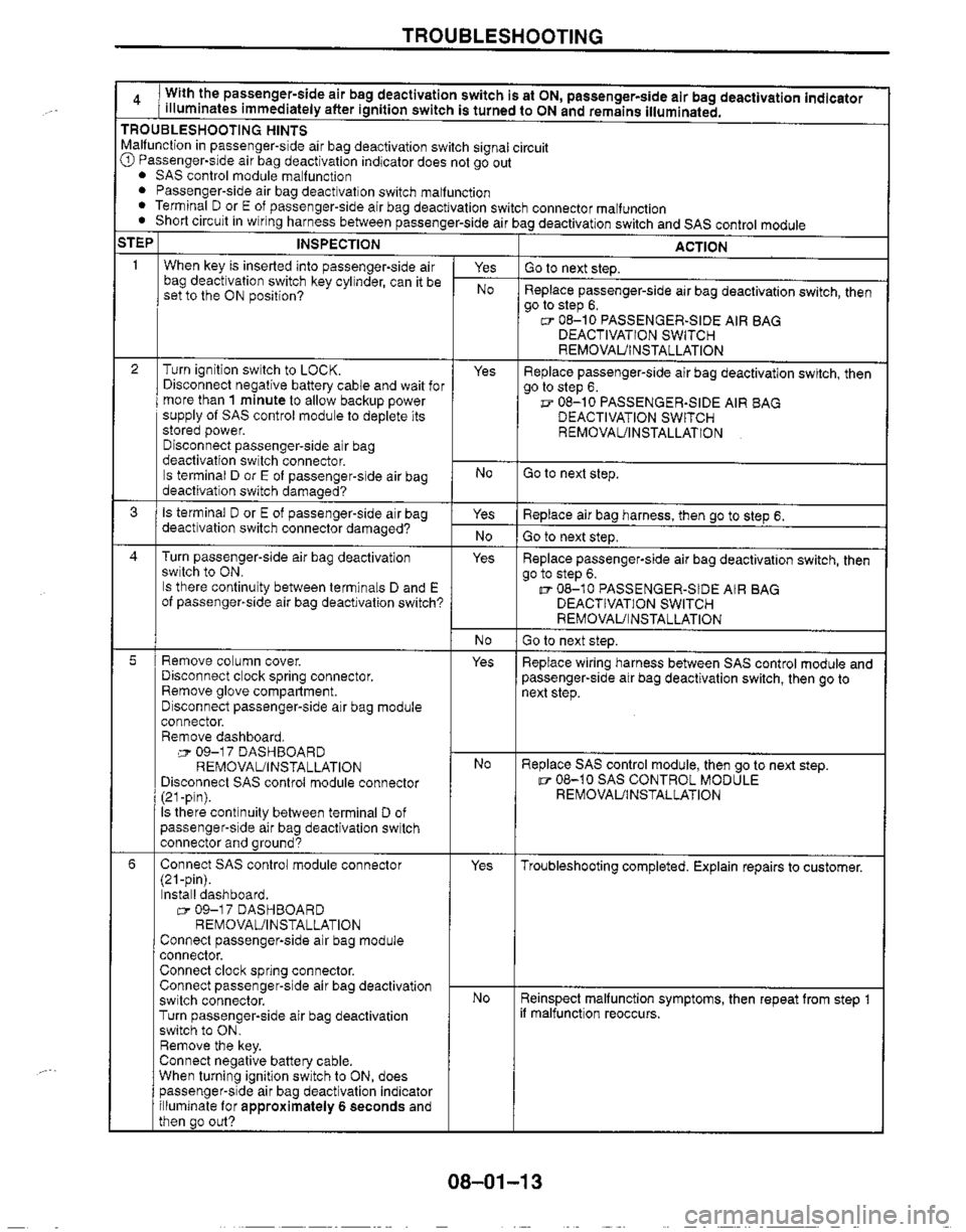 MAZDA MIATA 1999 Workshop Manual MAZDA MIATA 1999 Workshop Manual