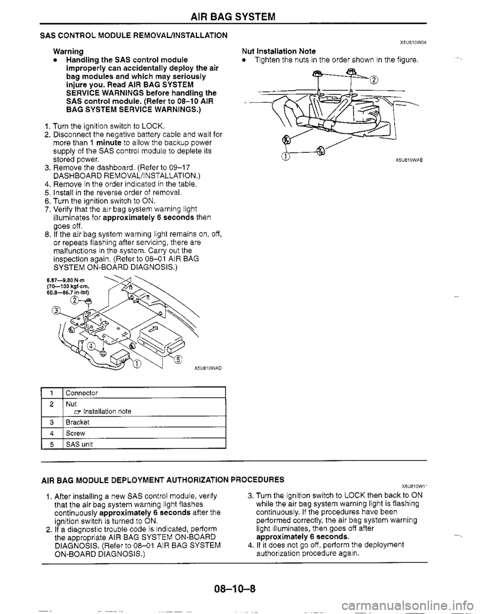 MAZDA MIATA 1999 Workshop Manual MAZDA MIATA 1999 Workshop Manual