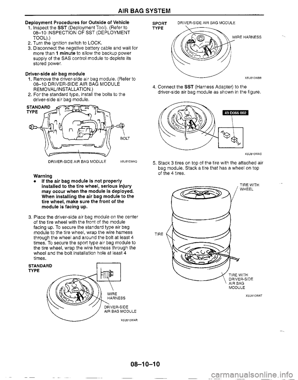 MAZDA MIATA 1999 Workshop Manual MAZDA MIATA 1999 Workshop Manual