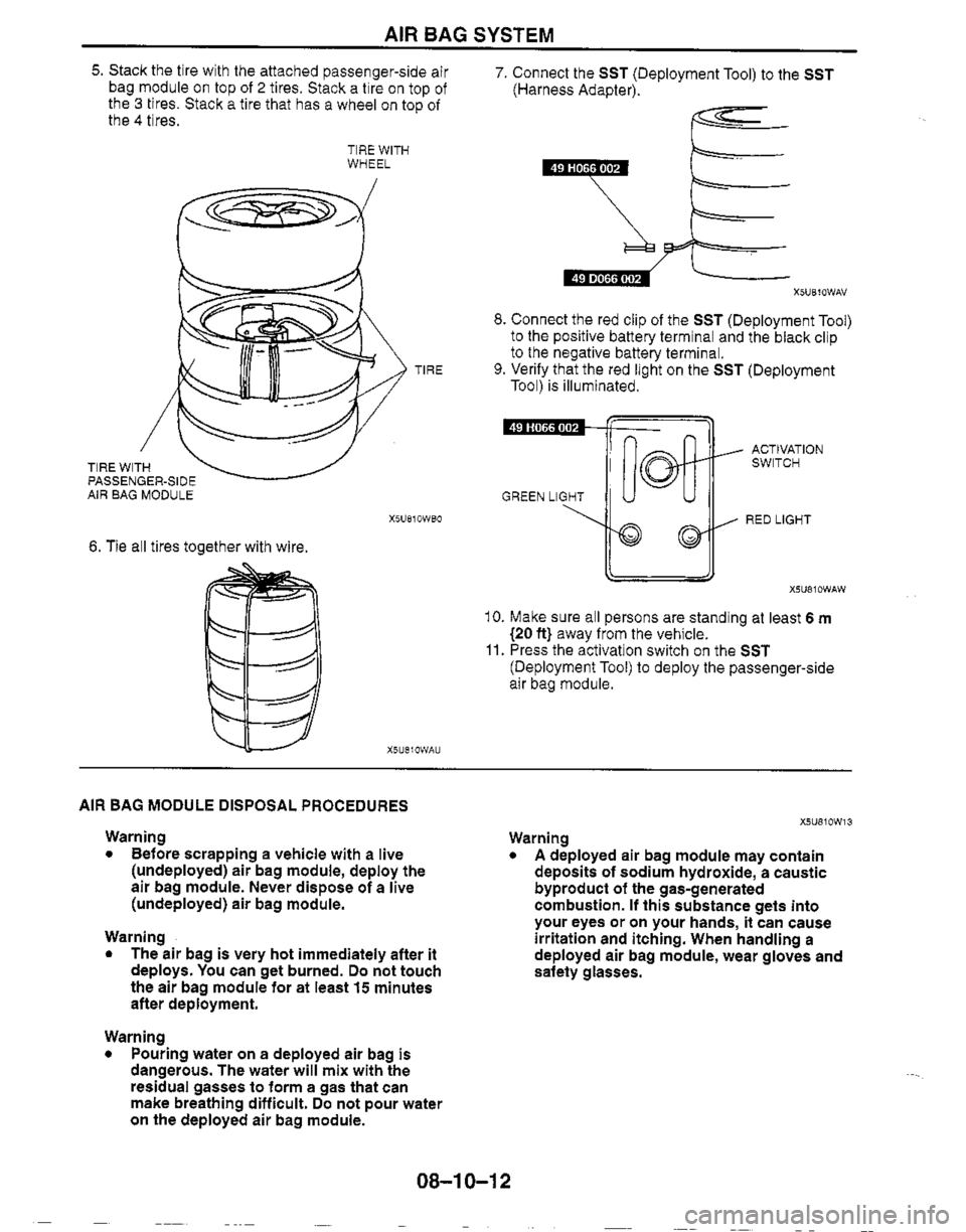 MAZDA MIATA 1999 Workshop Manual MAZDA MIATA 1999 Workshop Manual