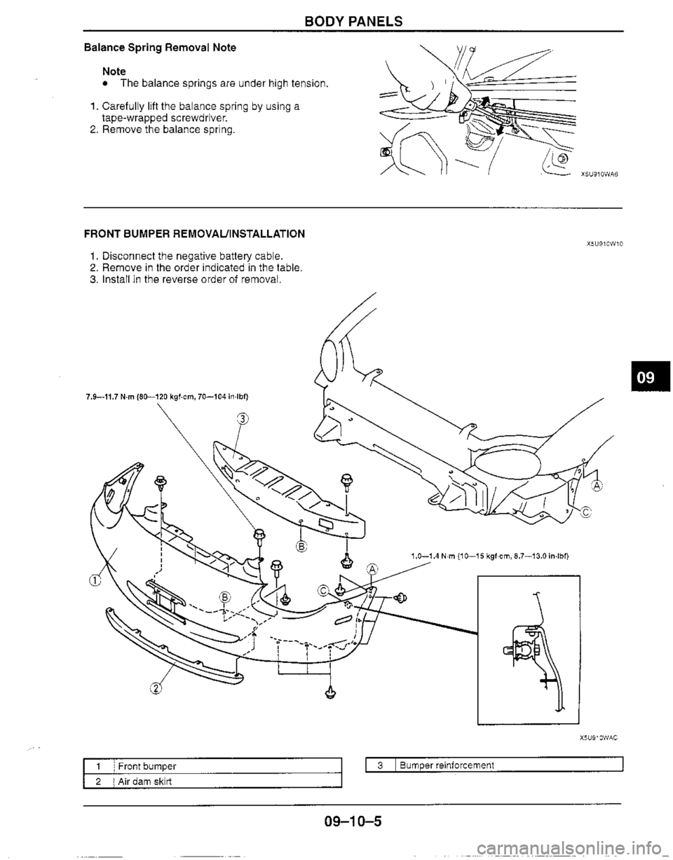 MAZDA MIATA 1999 Workshop Manual MAZDA MIATA 1999 Workshop Manual