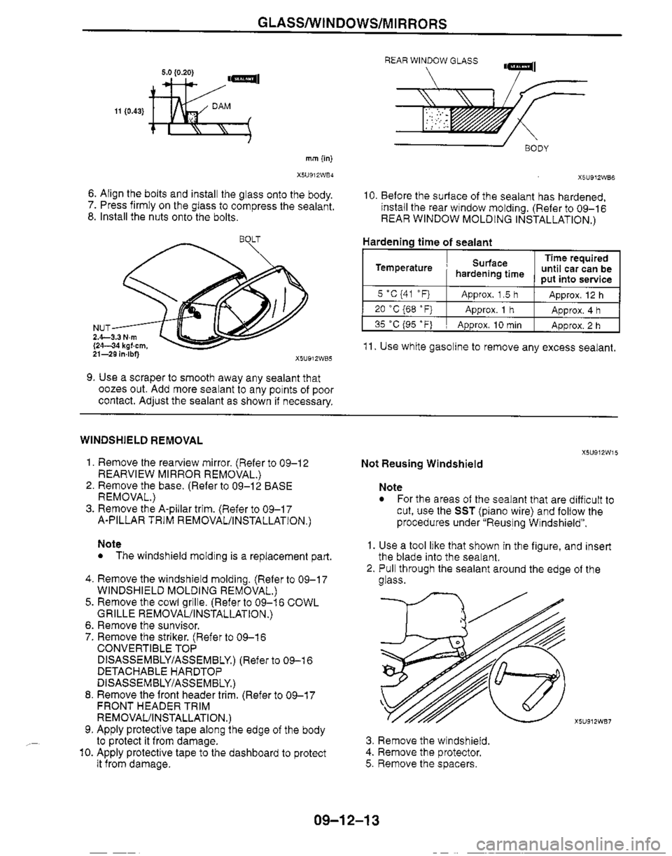 MAZDA MIATA 1999 Workshop Manual MAZDA MIATA 1999 Workshop Manual