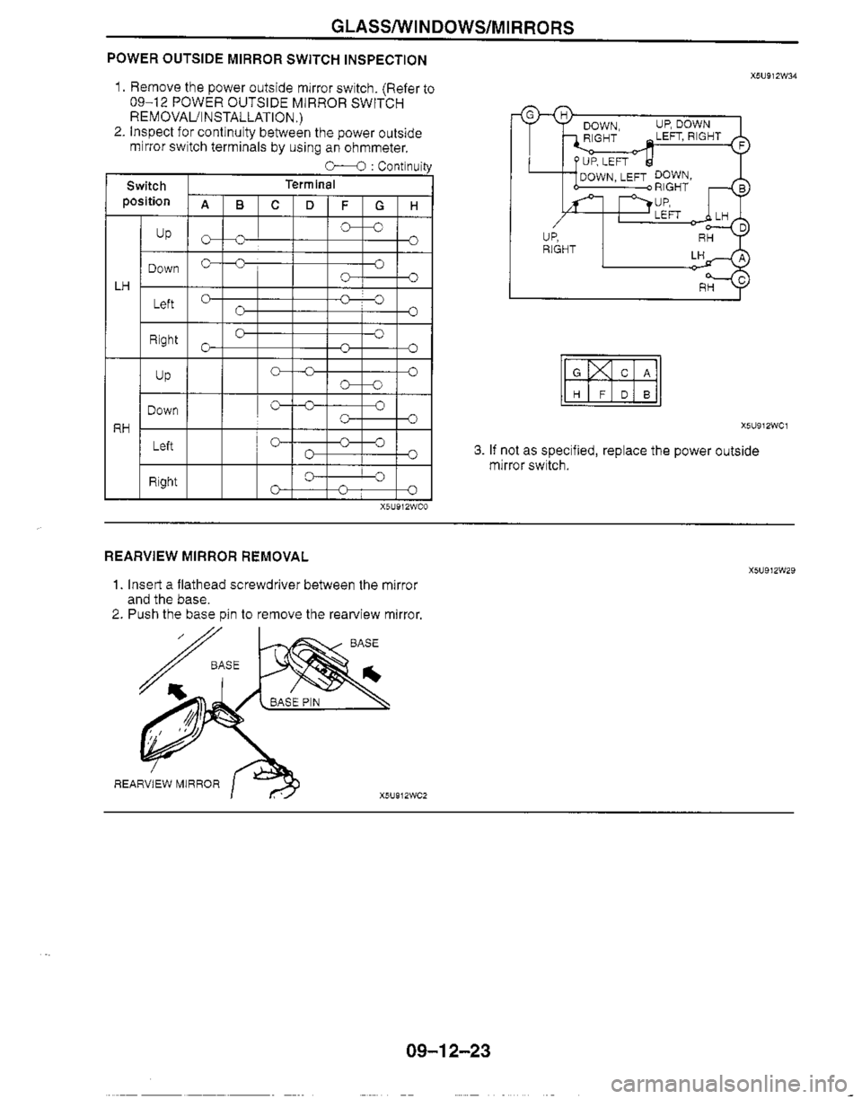 MAZDA MIATA 1999 Workshop Manual MAZDA MIATA 1999 Workshop Manual