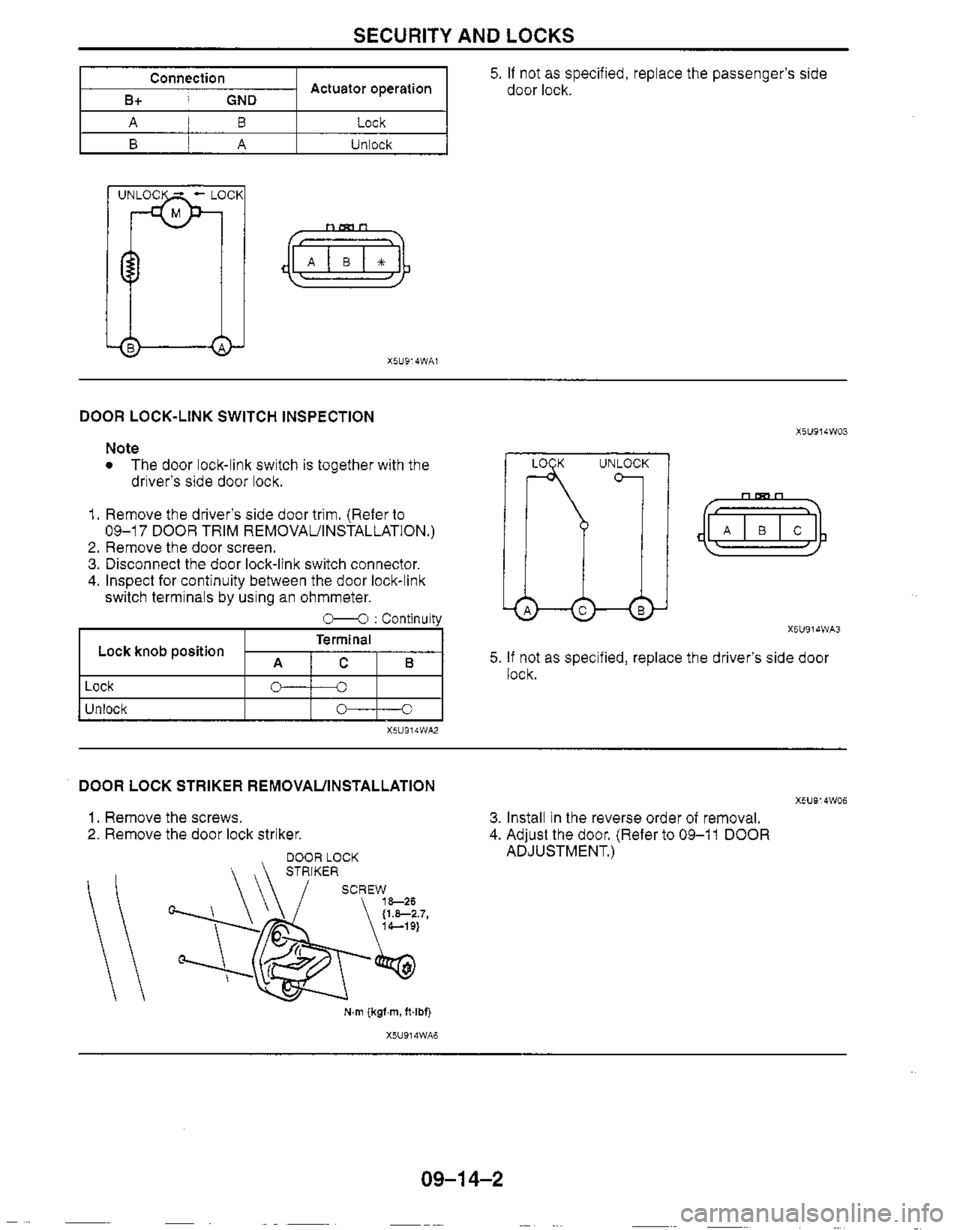 MAZDA MIATA 1999 Workshop Manual MAZDA MIATA 1999 Workshop Manual