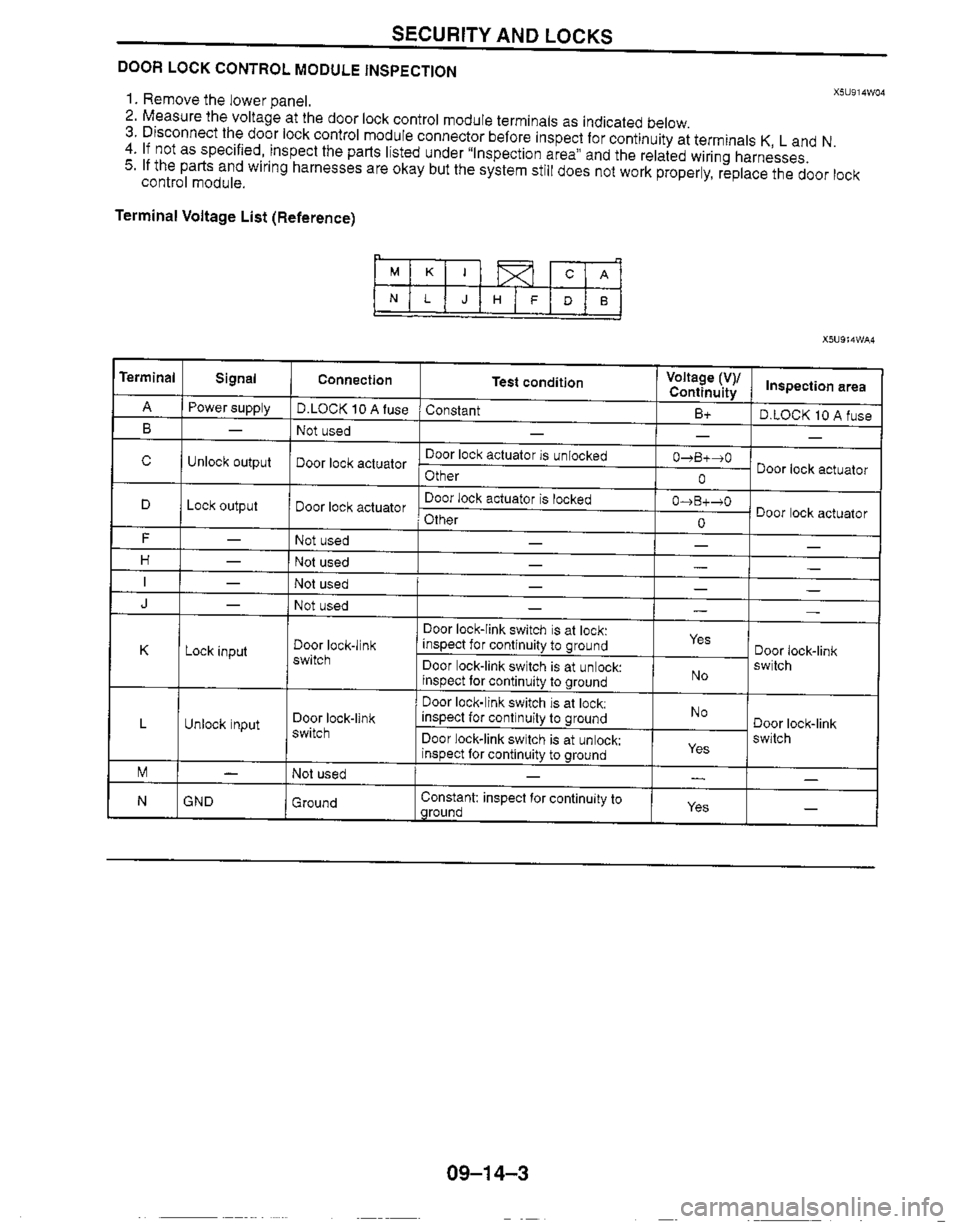 MAZDA MIATA 1999 Workshop Manual MAZDA MIATA 1999 Workshop Manual
