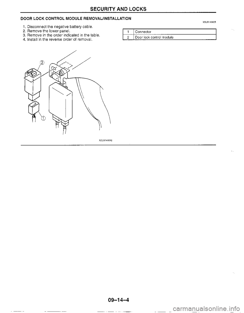 MAZDA MIATA 1999 Workshop Manual MAZDA MIATA 1999 Workshop Manual