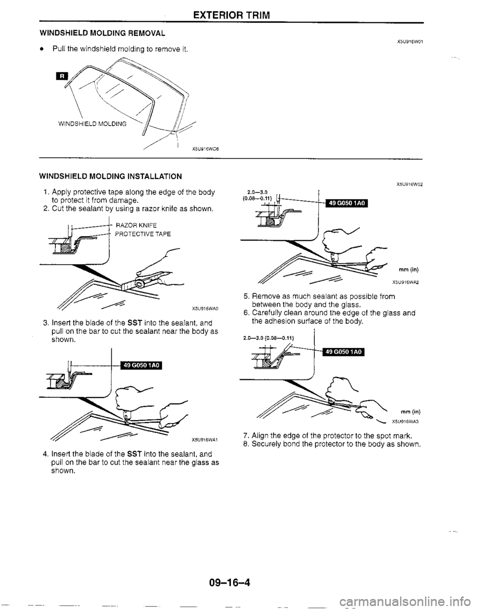 MAZDA MIATA 1999 Workshop Manual MAZDA MIATA 1999 Workshop Manual