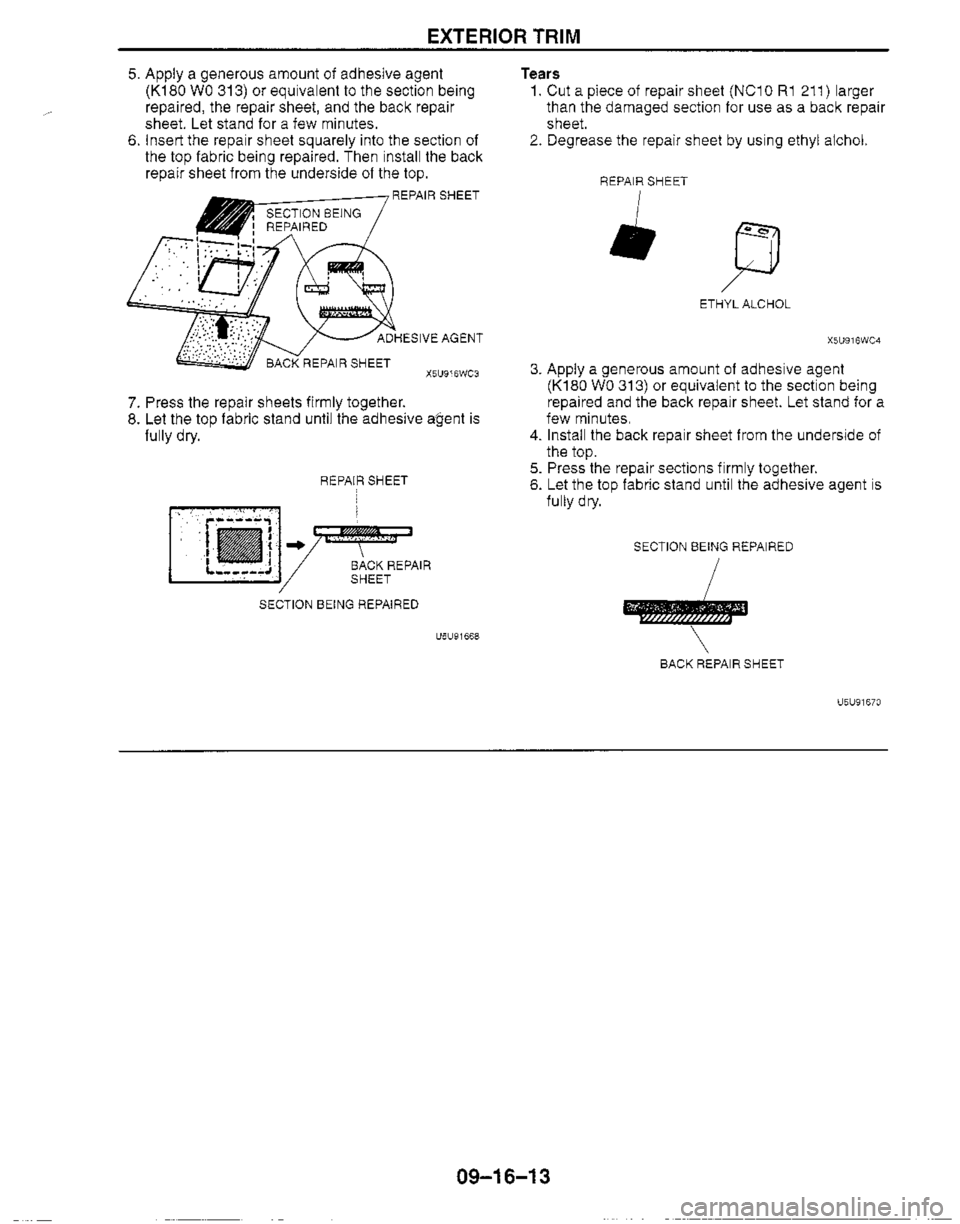 MAZDA MIATA 1999 Workshop Manual MAZDA MIATA 1999 Workshop Manual
