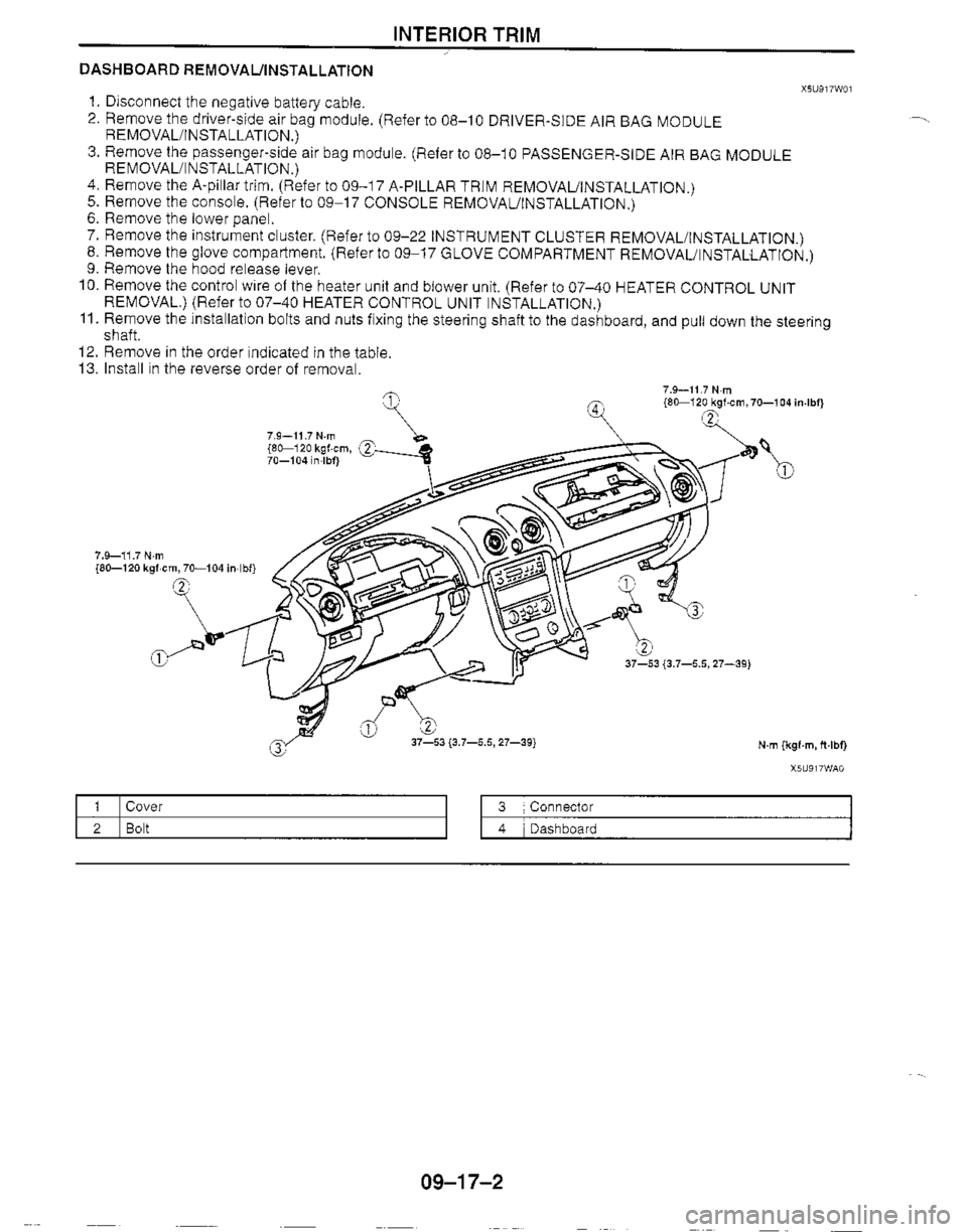 MAZDA MIATA 1999 Workshop Manual MAZDA MIATA 1999 Workshop Manual