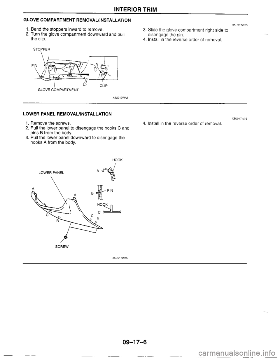 MAZDA MIATA 1999 Workshop Manual MAZDA MIATA 1999 Workshop Manual