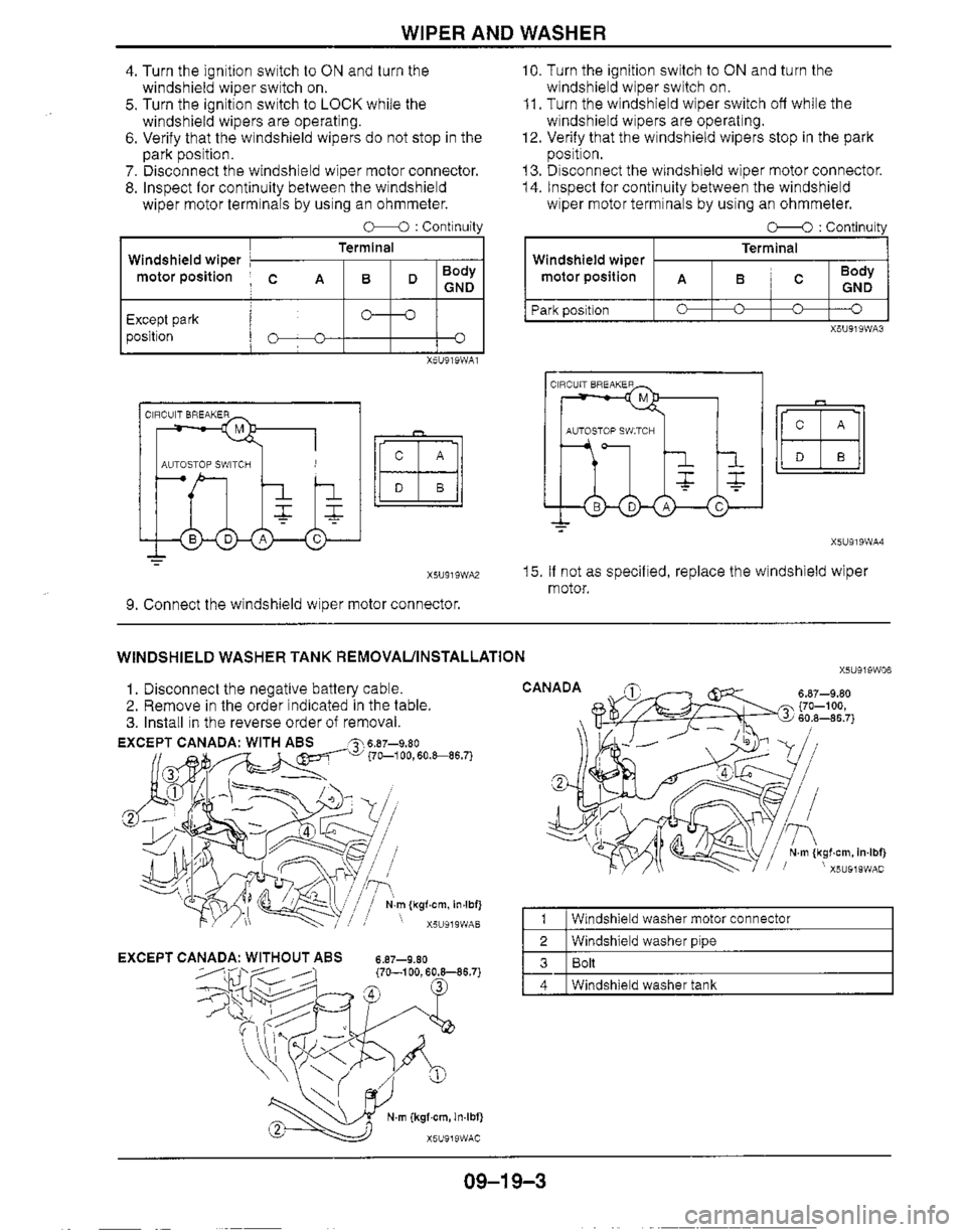 MAZDA MIATA 1999 Workshop Manual MAZDA MIATA 1999 Workshop Manual