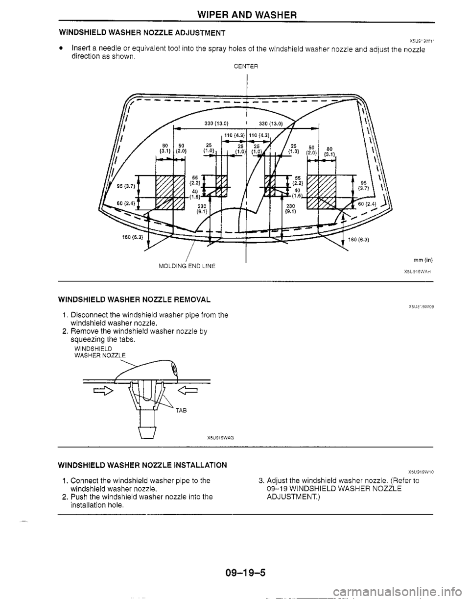 MAZDA MIATA 1999 Workshop Manual MAZDA MIATA 1999 Workshop Manual