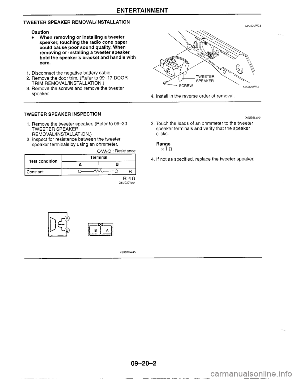 MAZDA MIATA 1999 Workshop Manual MAZDA MIATA 1999 Workshop Manual