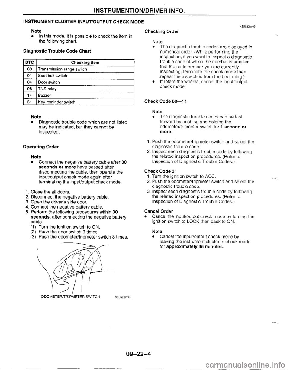 MAZDA MIATA 1999 Workshop Manual MAZDA MIATA 1999 Workshop Manual