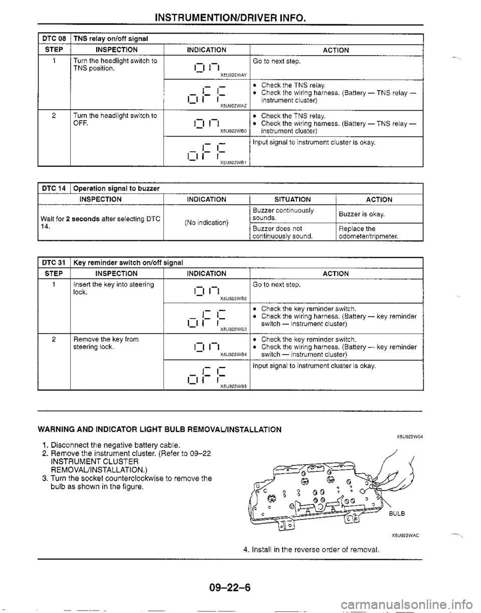 MAZDA MIATA 1999 Workshop Manual MAZDA MIATA 1999 Workshop Manual