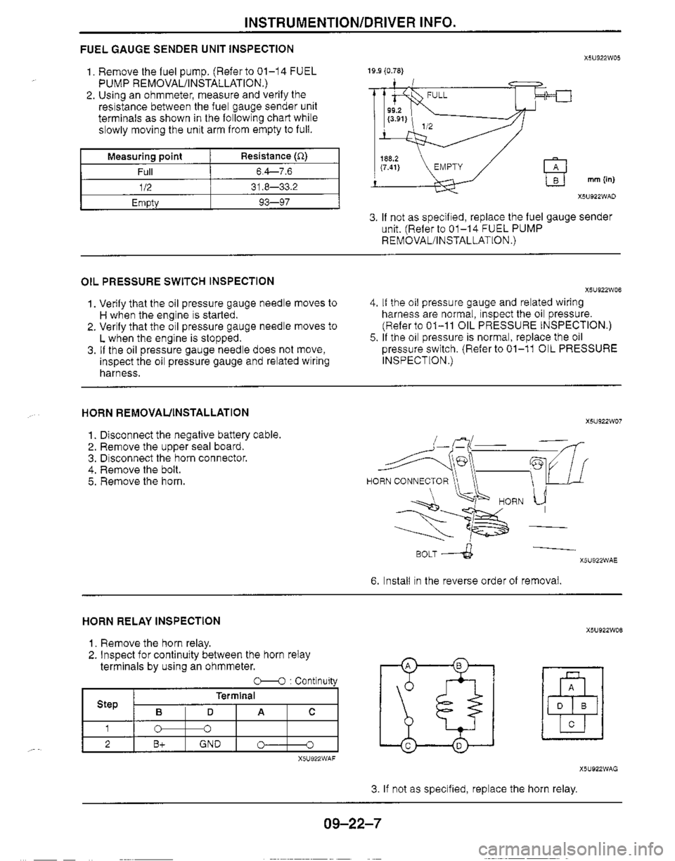 MAZDA MIATA 1999 Workshop Manual MAZDA MIATA 1999 Workshop Manual