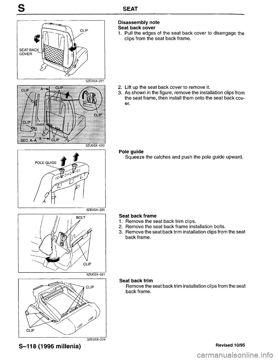 MAZDA MILLENIA 1996 Workshop Manual MAZDA MILLENIA 1996 Workshop Manual