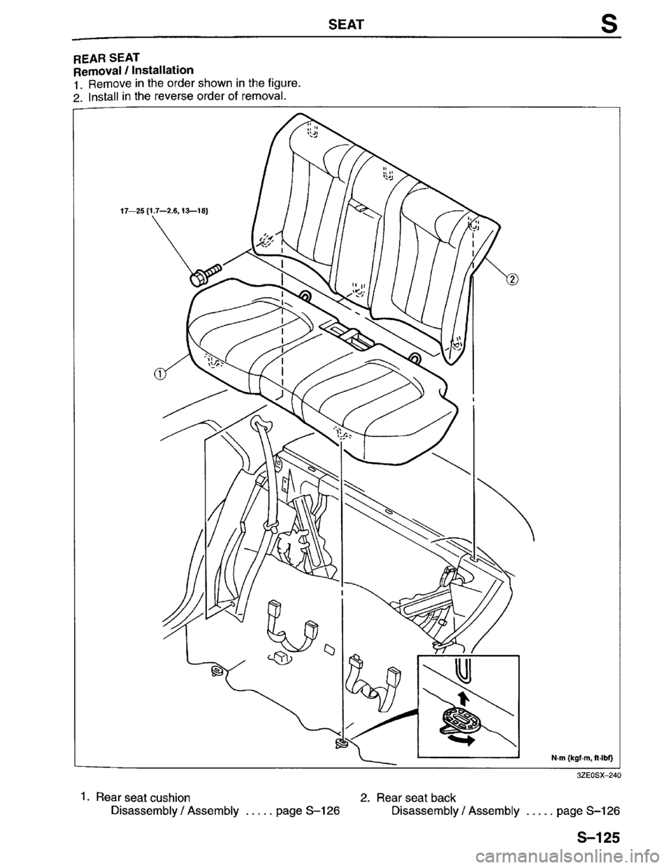 MAZDA MILLENIA 1996 Workshop Manual MAZDA MILLENIA 1996 Workshop Manual