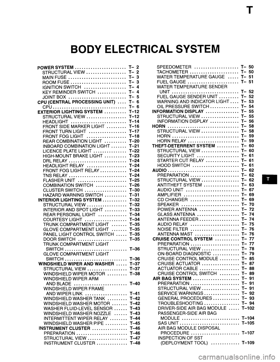 MAZDA MILLENIA 1996 Workshop Manual MAZDA MILLENIA 1996 Workshop Manual