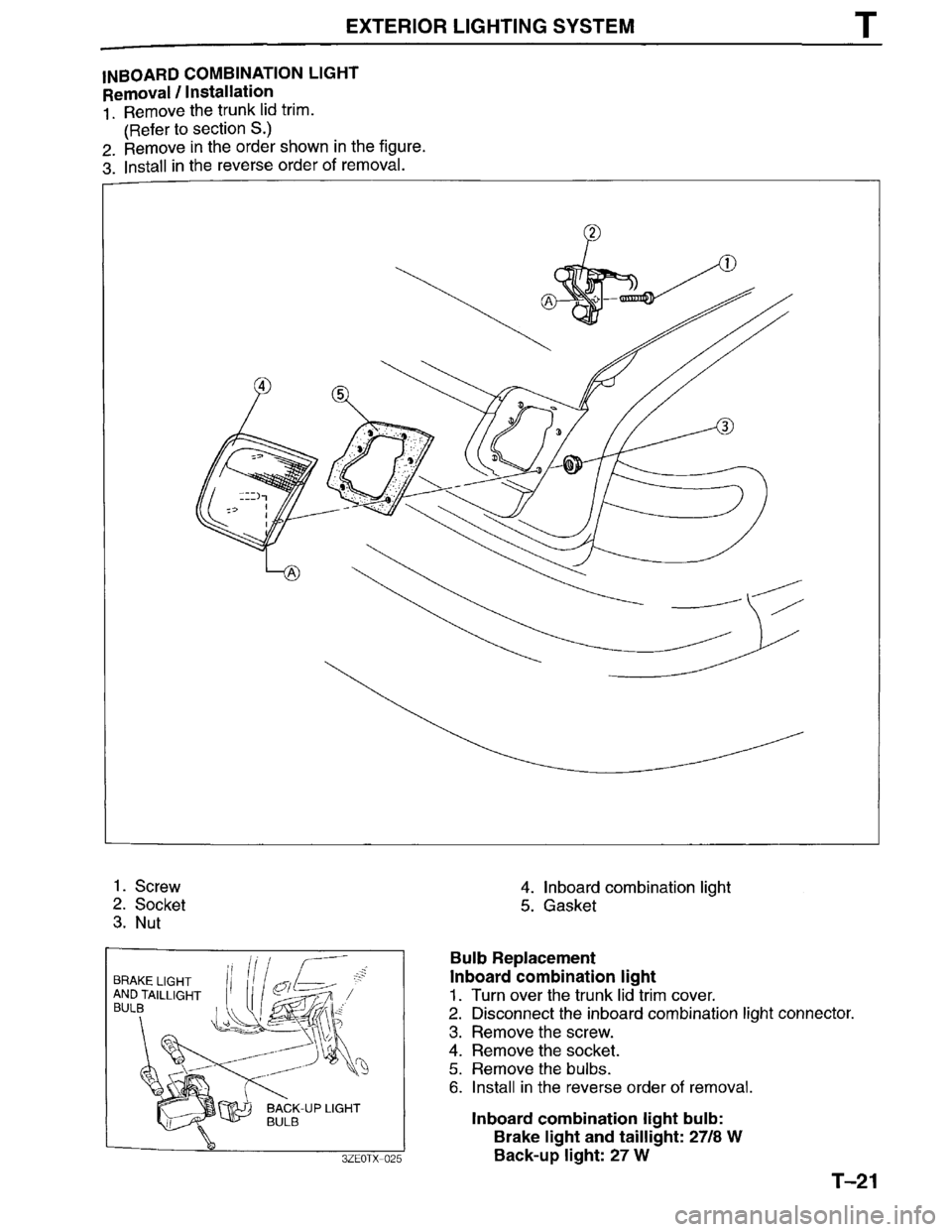 MAZDA MILLENIA 1996 Workshop Manual MAZDA MILLENIA 1996 Workshop Manual