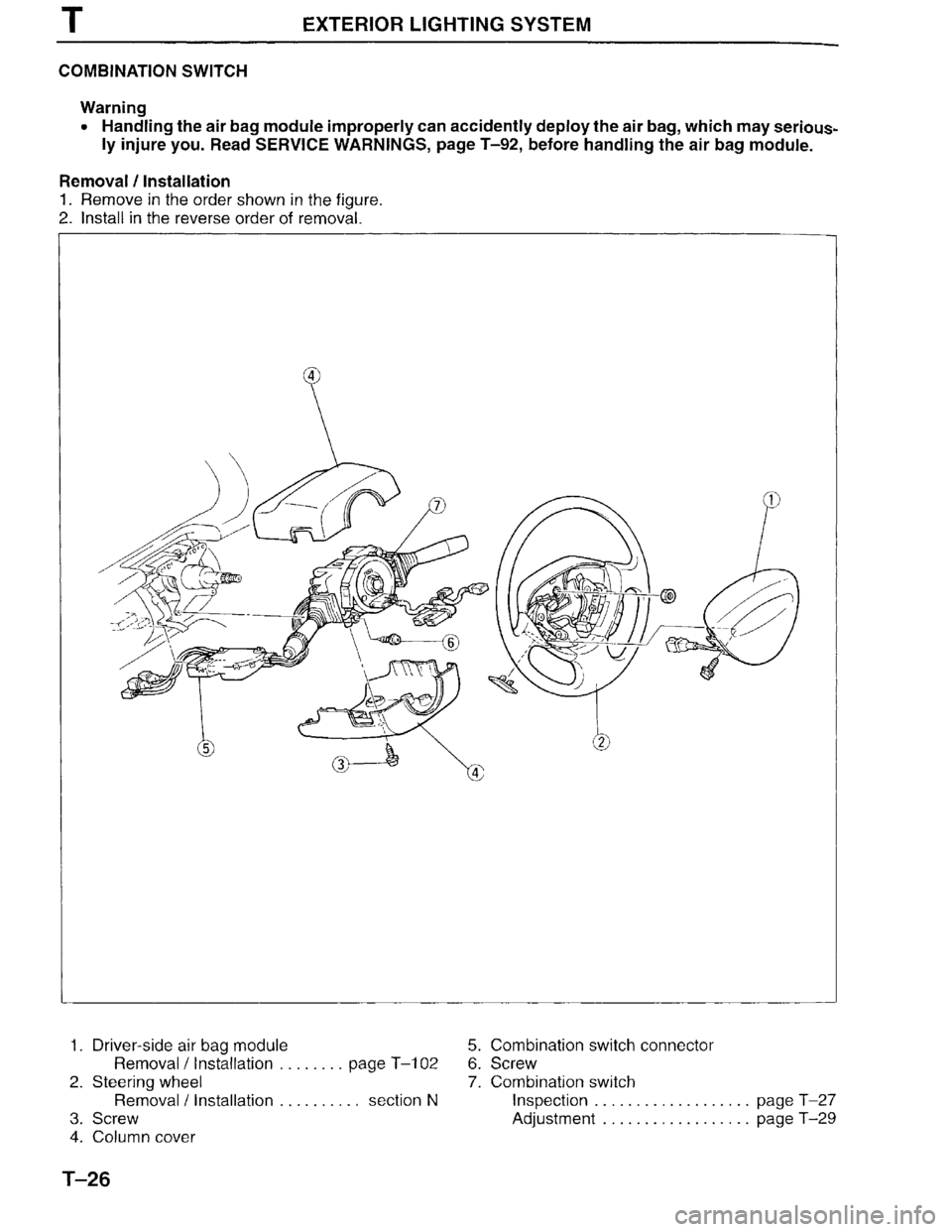 MAZDA MILLENIA 1996  Workshop Manual 