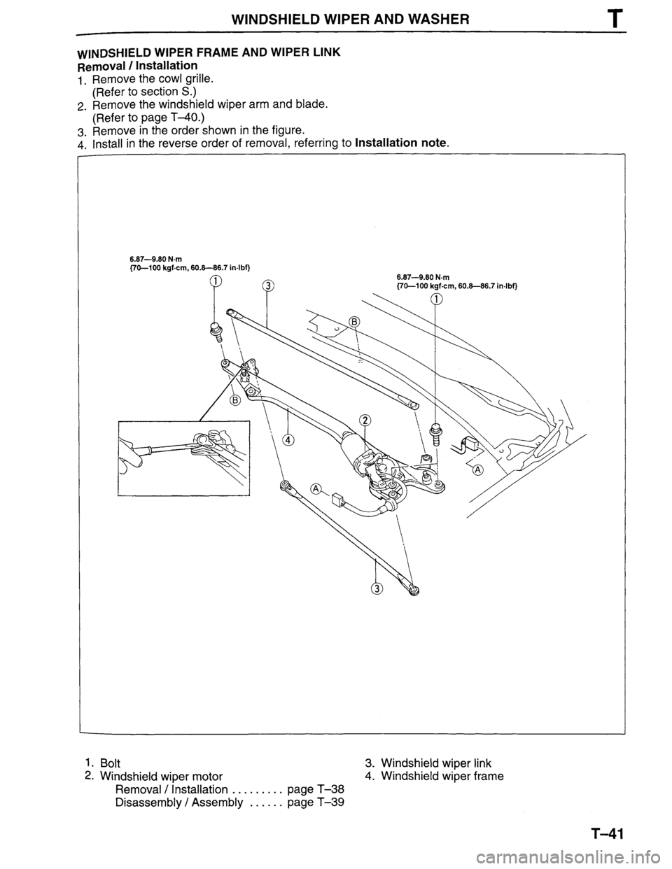 MAZDA MILLENIA 1996  Workshop Manual 