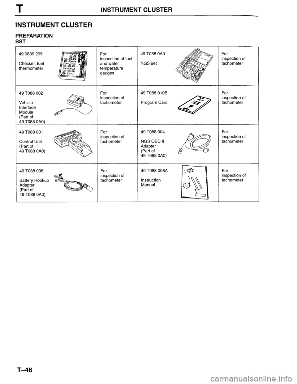MAZDA MILLENIA 1996 Workshop Manual MAZDA MILLENIA 1996 Workshop Manual